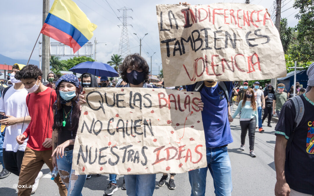 SOS Colombia: Comunicado sobre la difícil situación que atraviesa el pueblo Colombiano